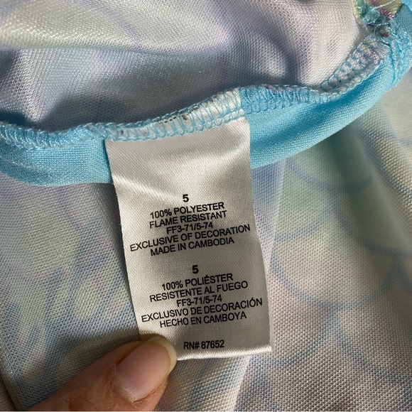 Disney Ariel The Little Mermaid Nightgown Dress Size 5 - Picture 11 of 12